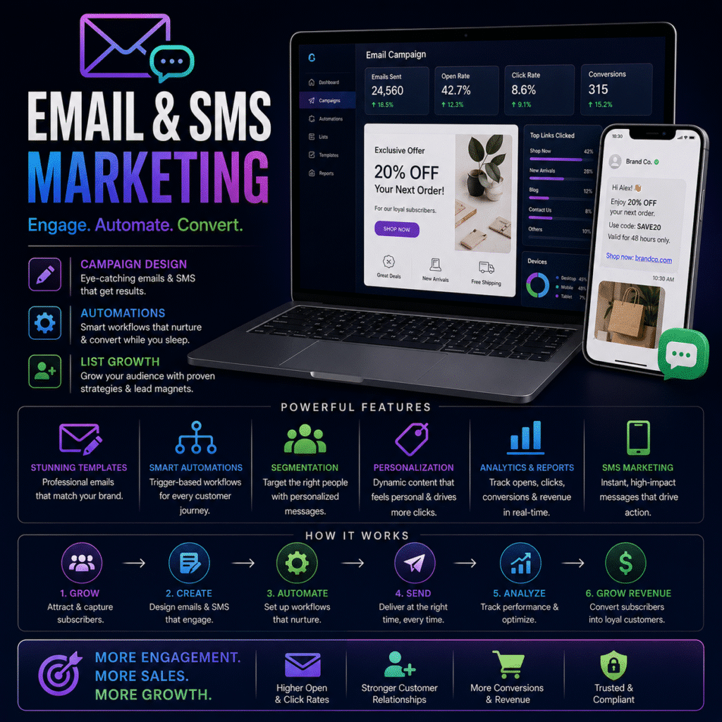 Email & SMS Marketing