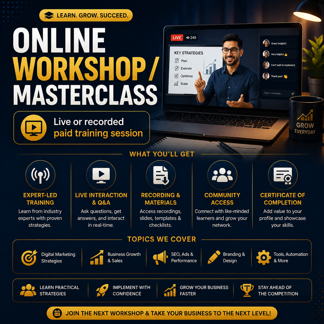 Online Workshop / Masterclass